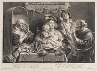 KG 02760
<br/>
Zo de oude zongen, zo pijpen de jongen
<br/>
<em>Bolswert, Schelte Adamsz. (ca. 1586 - 1659)</em>